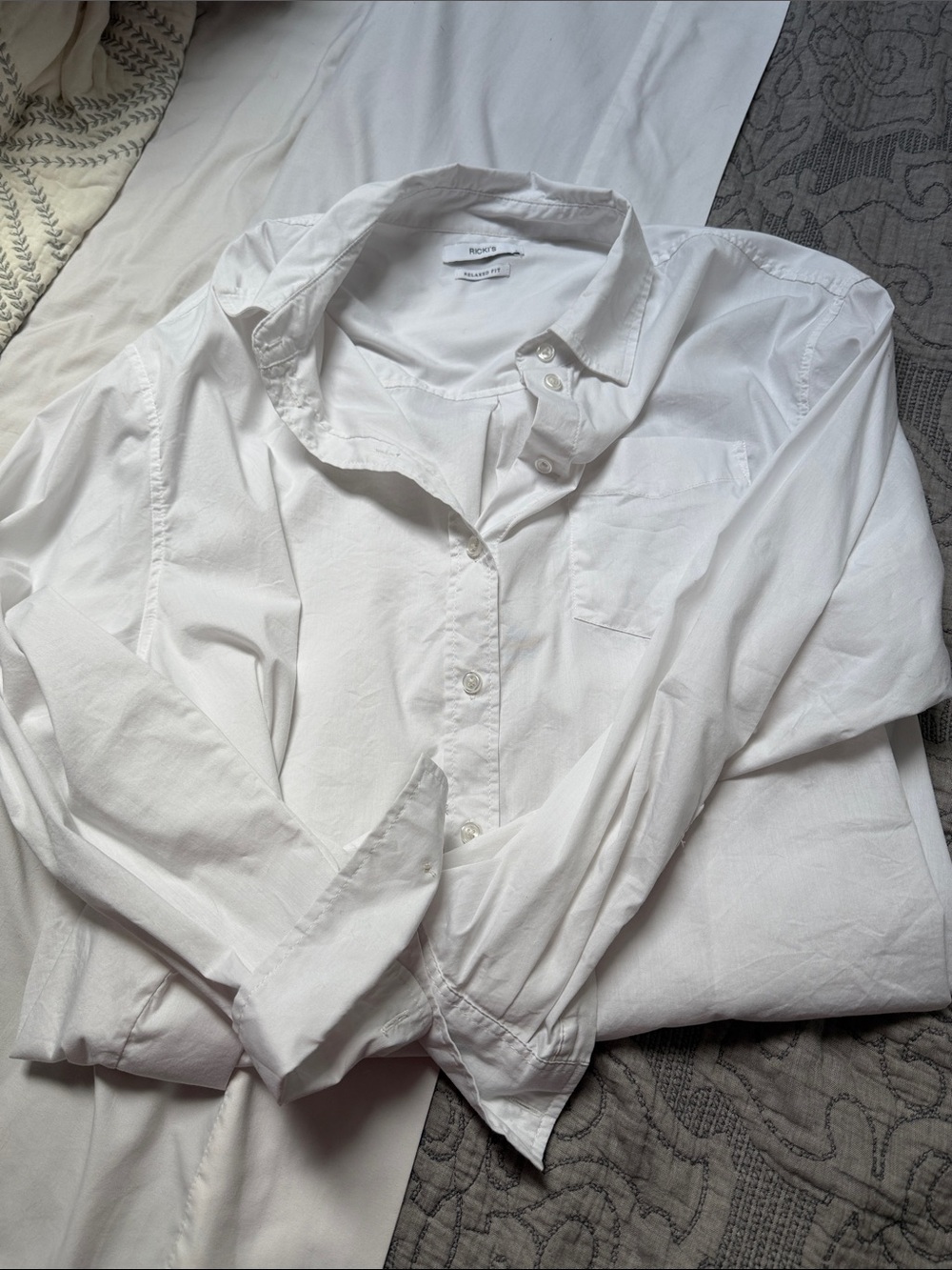 Ricki's White Button-Down Shirt